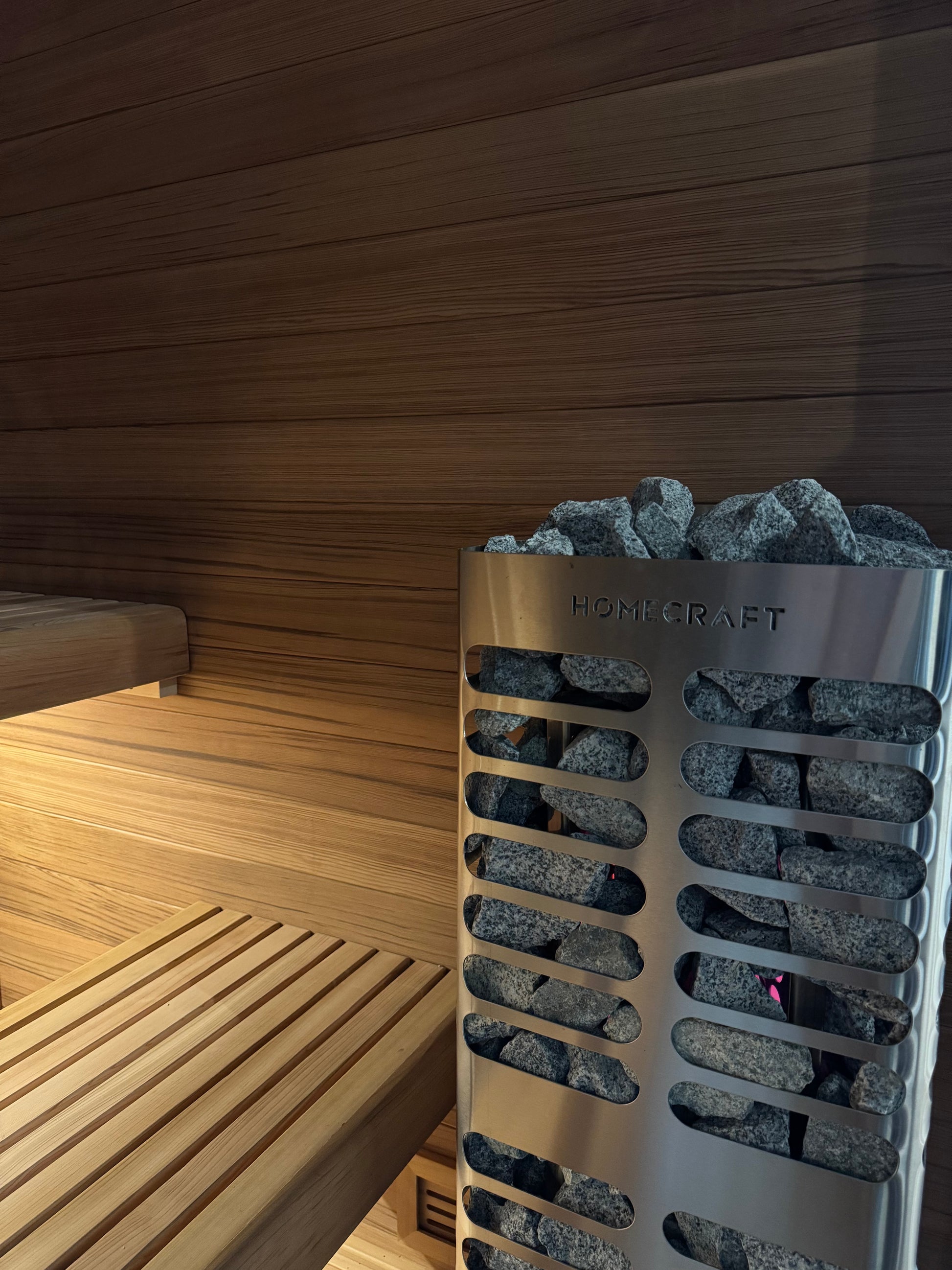 traditional sauna room at Arctic Heat Retreat